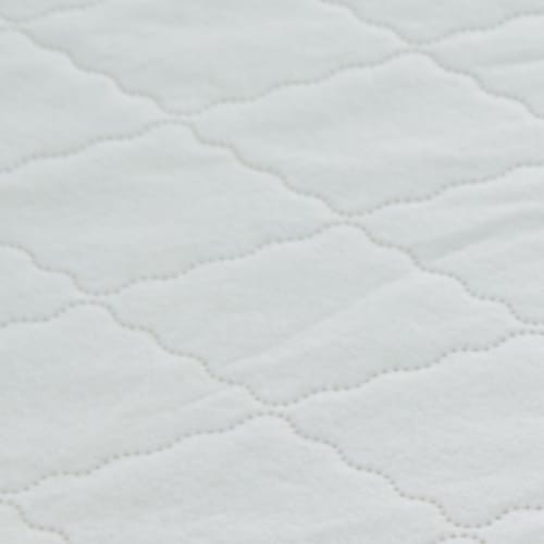 Waterproof Mattress Pad, Pinsonic Quilting, Poly Top & Bottom, Twin 39x75, Fitted Skirt